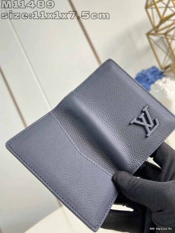 AAA Pruses Bags cm VUITTON LOUIS Pocket Organizer-7.5*11.1*1 0807
